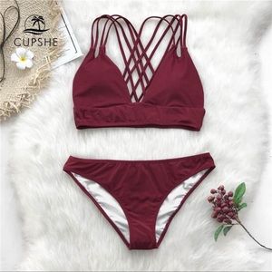 Womens size small CUPSHE 2 price bathing suit. NWT